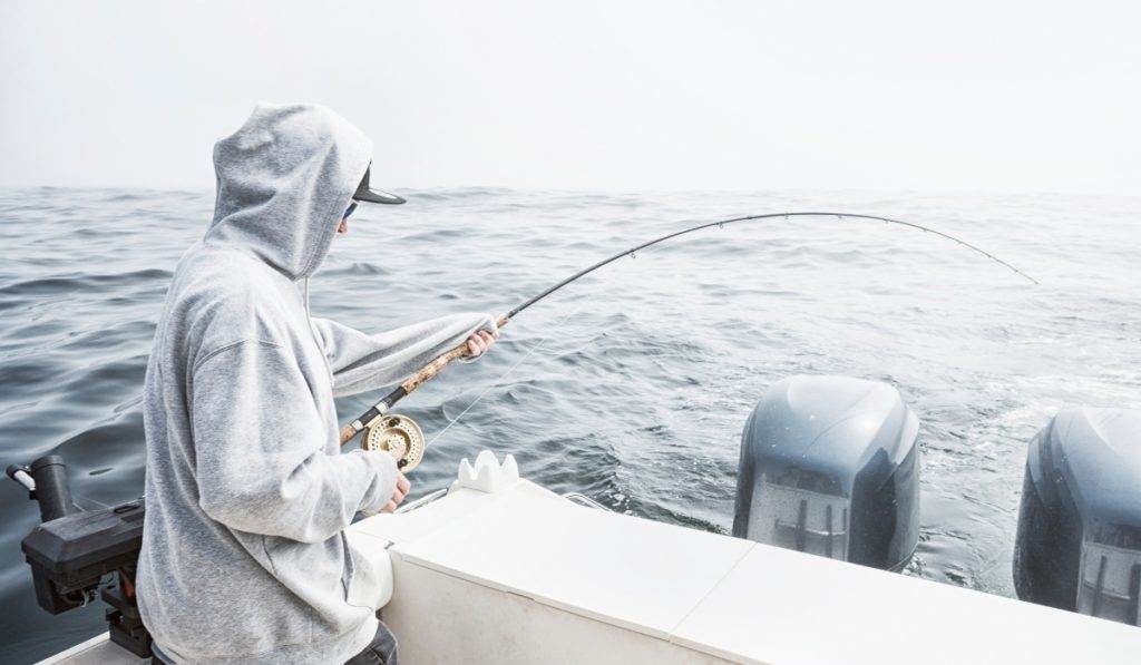 Expert fishing guide leading tours in the waters off Marco Island, Florida
